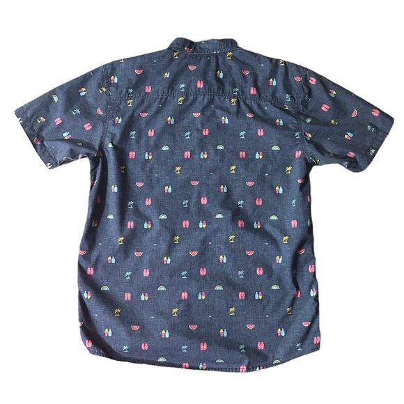 Burnside Short Sleeve Button Up Shirt - Picture 2 of 4
